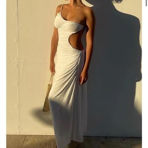 SNDYS White Monaco Dress